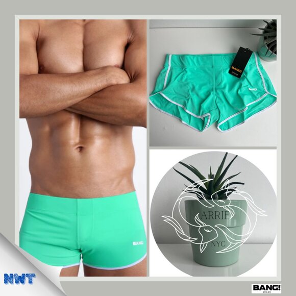 BANG! - AQUA GLOW - Men's Swim Shorts - PRICE FIRM